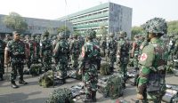 Pimpin Apel Gelar Pasukan Latgab TNI 2023, Pangdam V/Brawijaya: Pertahankan Semangatmu dan Jangan Pernah Bosan Berlatih. (Foto: Pendam V/Brawijaya untuk IDNtribune.com)