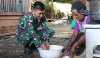 Gerilya dapur, Ksatria Tri Dharma Edukasi Warga Intan Jaya Cara Mengolah Bahan Makanan yang Sehat dan Bergizi.